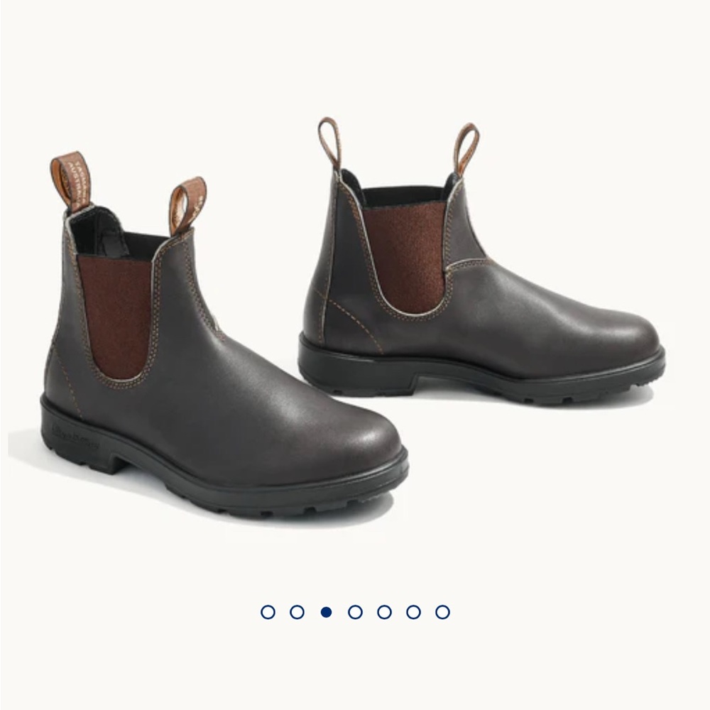 Blundstone Chelsea 
Women's Style 500 Stout Brown Leather Boots - Picture 9 of 12